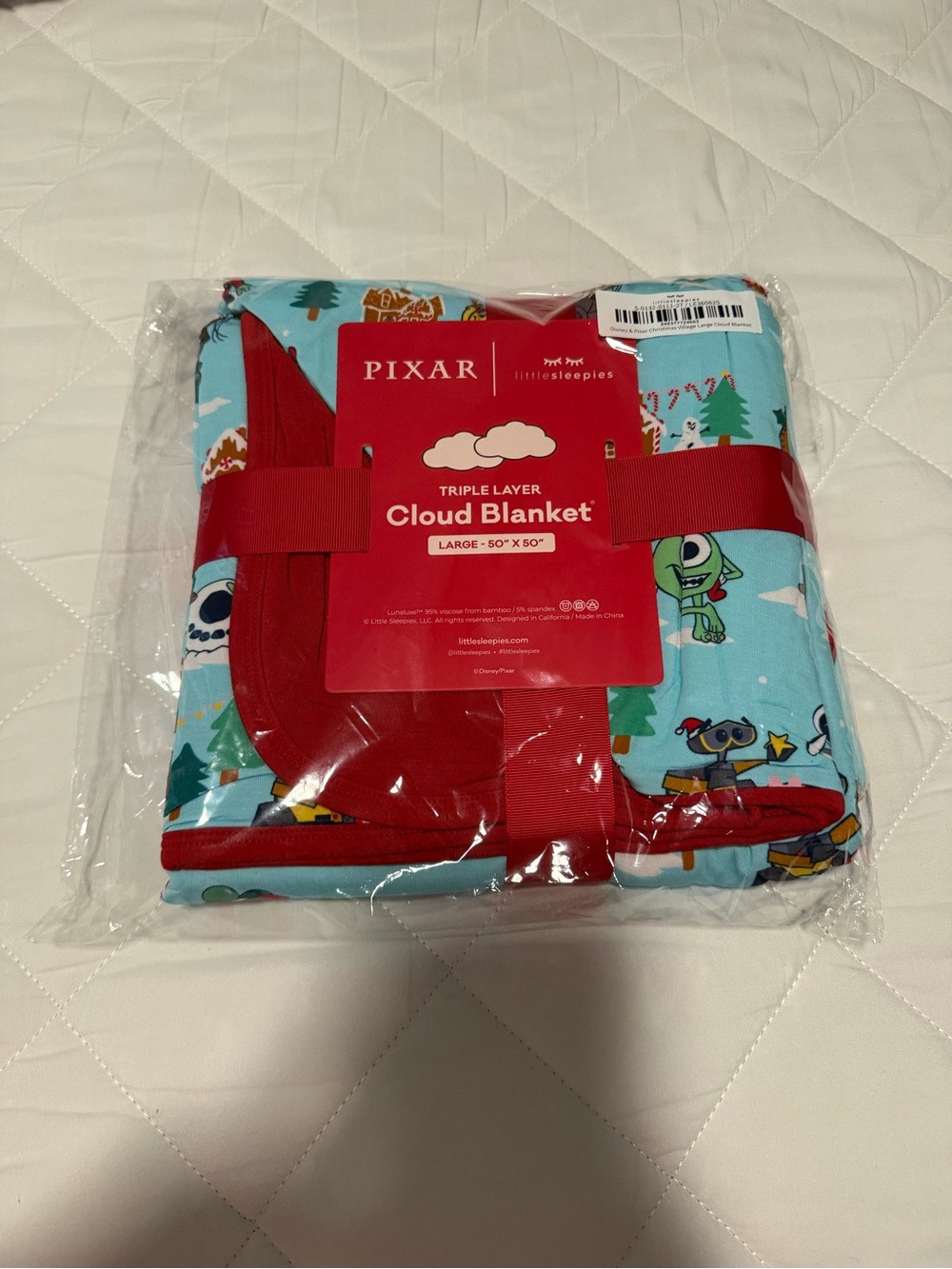 Little sleepies Disney Pixar cloud blanket